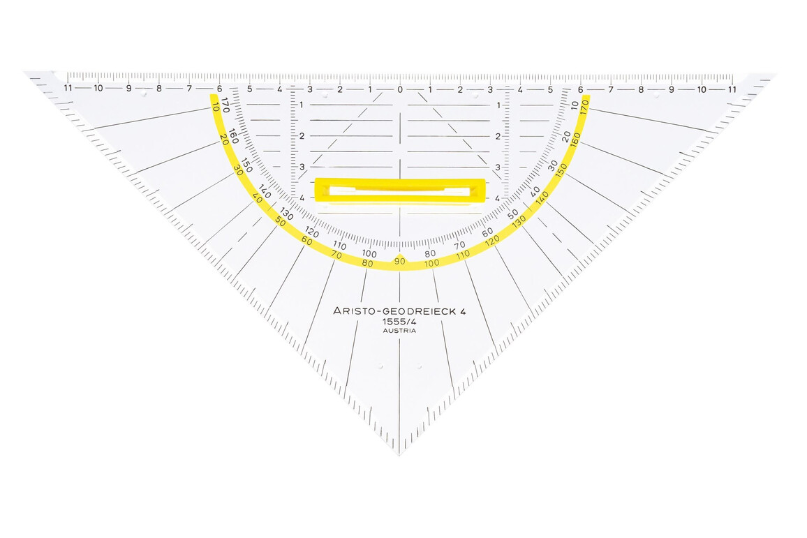 Geodreieck Aristo 1555/4 25cm m. Griff, Art.-Nr. 1555-4 - Paterno Shop