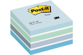 Haftnotizwürfel Post-it 76x76 mm pastelblau, Art.-Nr. 2028B - Paterno B2B-Shop