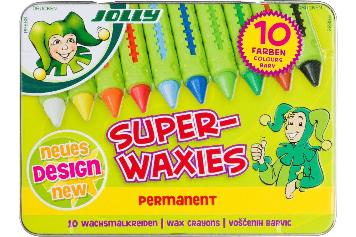 Wachskreiden Jolly Superwaxies Classic 10er, Art.-Nr. 5955-0015 - Paterno Shop