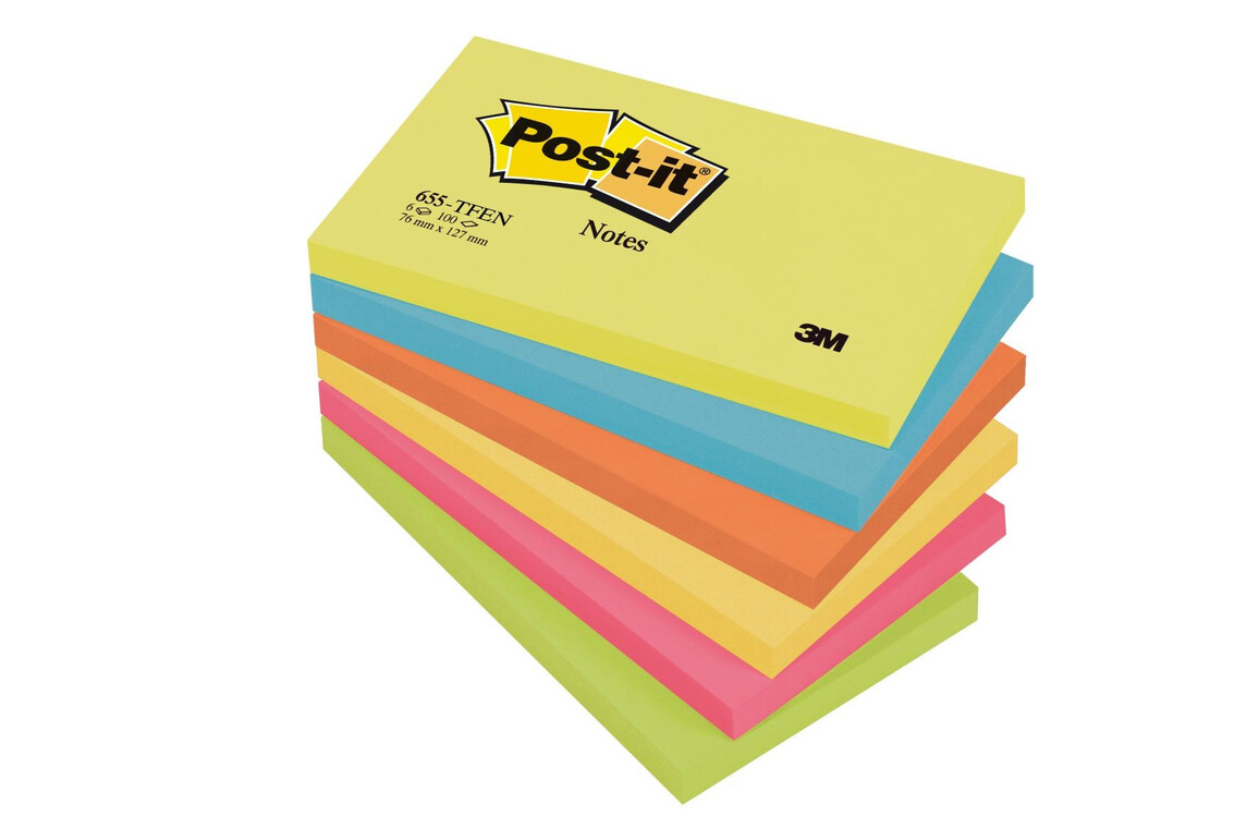 Haftnotizen Post-it 127x76mm Energy Collection, Art.-Nr. 655-TF - Paterno Shop