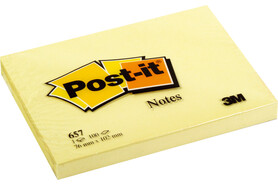 Haftnotizen Post-it 76x102 mm gelb, Art.-Nr. 657 - Paterno B2B-Shop