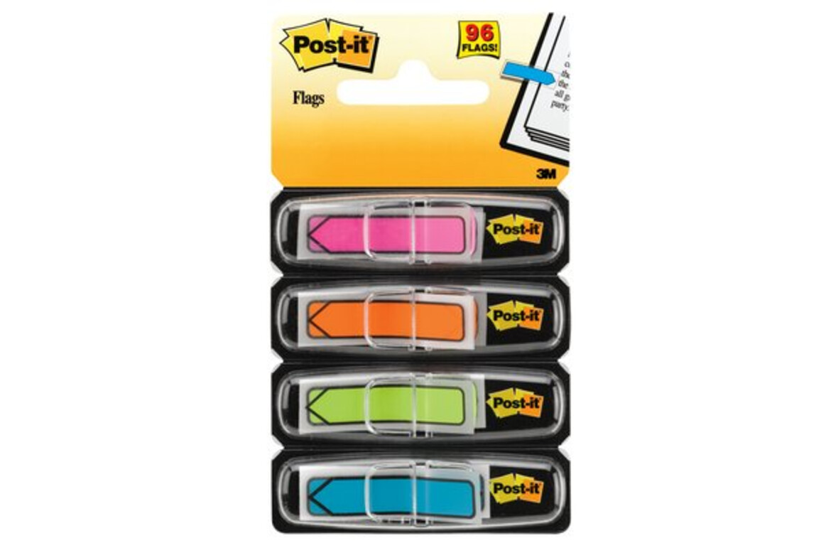 Haftstreifen Post-it Index Mini 11,9x43,2mm Pfeile, Art.-Nr. 684-ARR4 - Paterno Shop