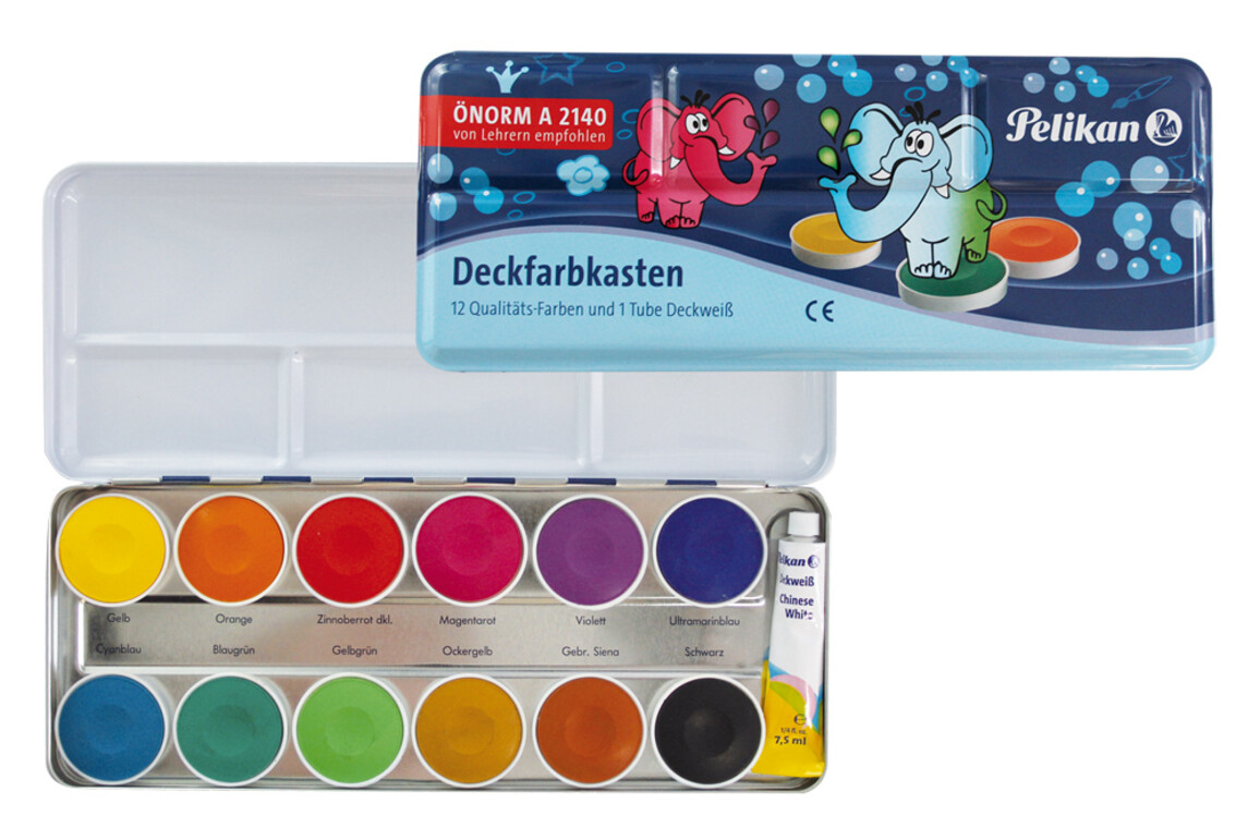 Deckfarbkasten Pelikan 735 DF/12, Art.-Nr. 802116 - Paterno Shop