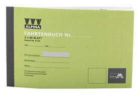 Fahrtenbuch Leykam A5 quer, Art.-Nr. A5149 - Paterno Shop