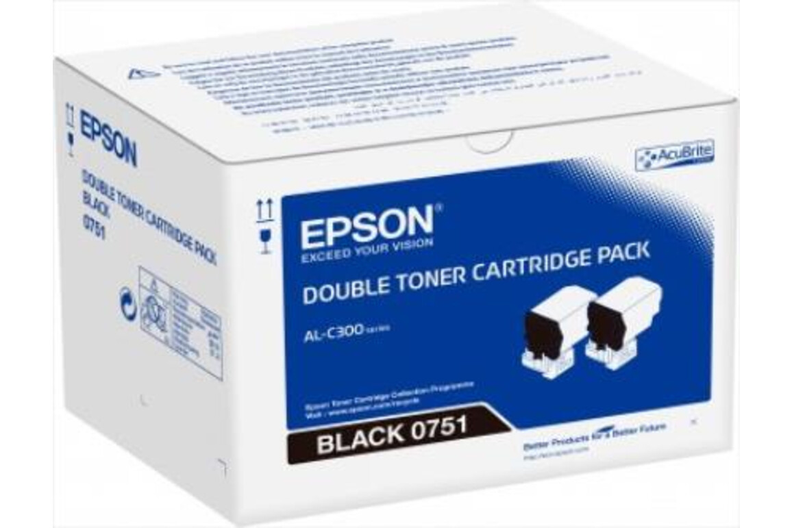 Epson Toner AL-C300 black 1x2, Art.-Nr. C13S050751 - Paterno Shop