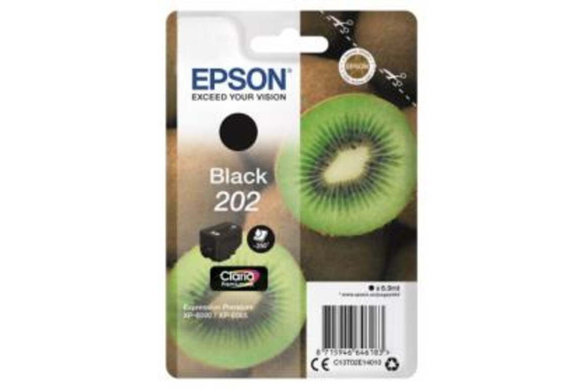 Epson Clara Premium Ink Nr.202 black, Art.-Nr. C13T02E14010 - Paterno Shop