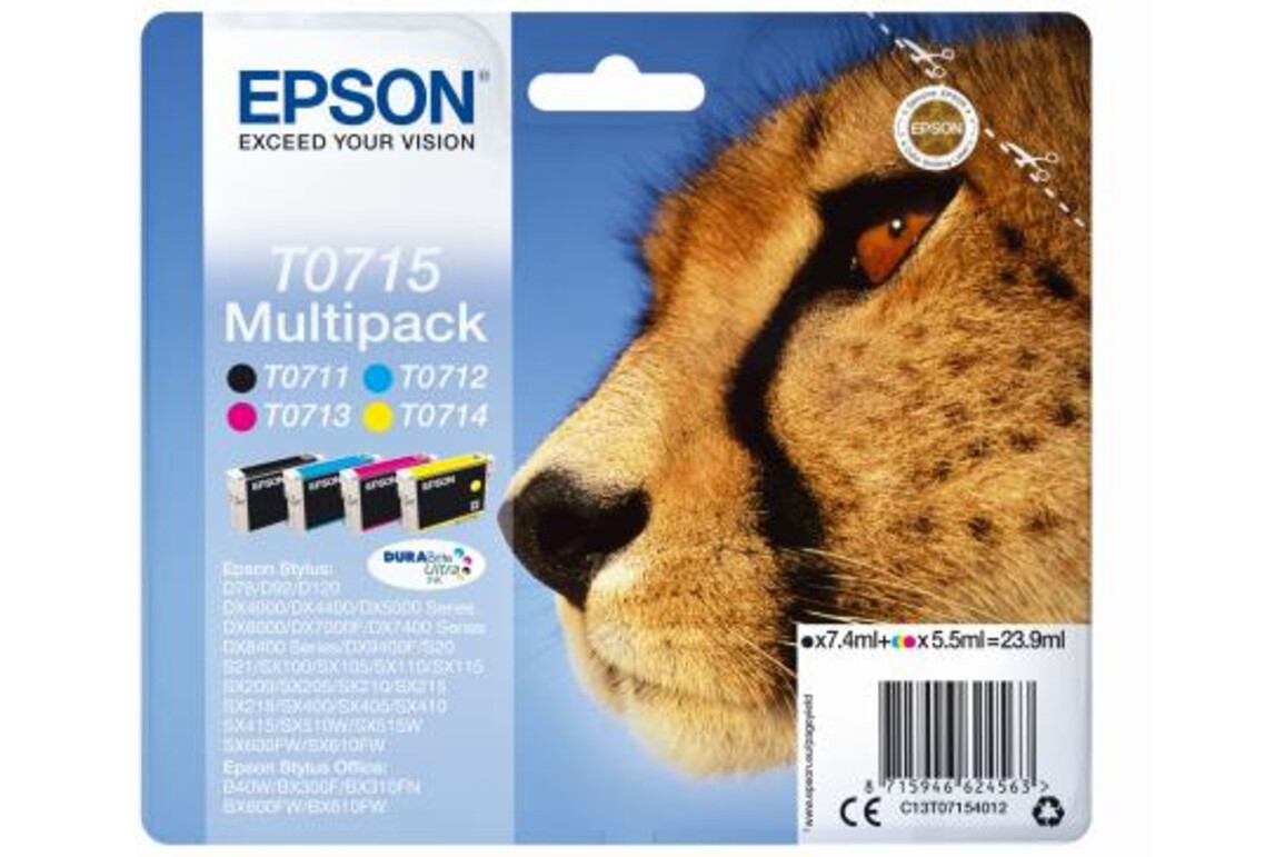 Epson DuraBrite Multipack Ink 1x4, Art.-Nr. C13T07154012 - Paterno Shop