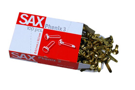 Rundkopfklammern Sax 3 Phenix 19 mm, Art.-Nr. SAX3-RUND - Paterno Shop