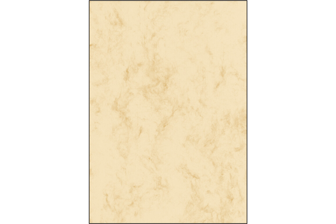 Designpapier Sigel A4 Marmor 200 gr. beige, Art.-Nr. DP397 - Paterno Shop