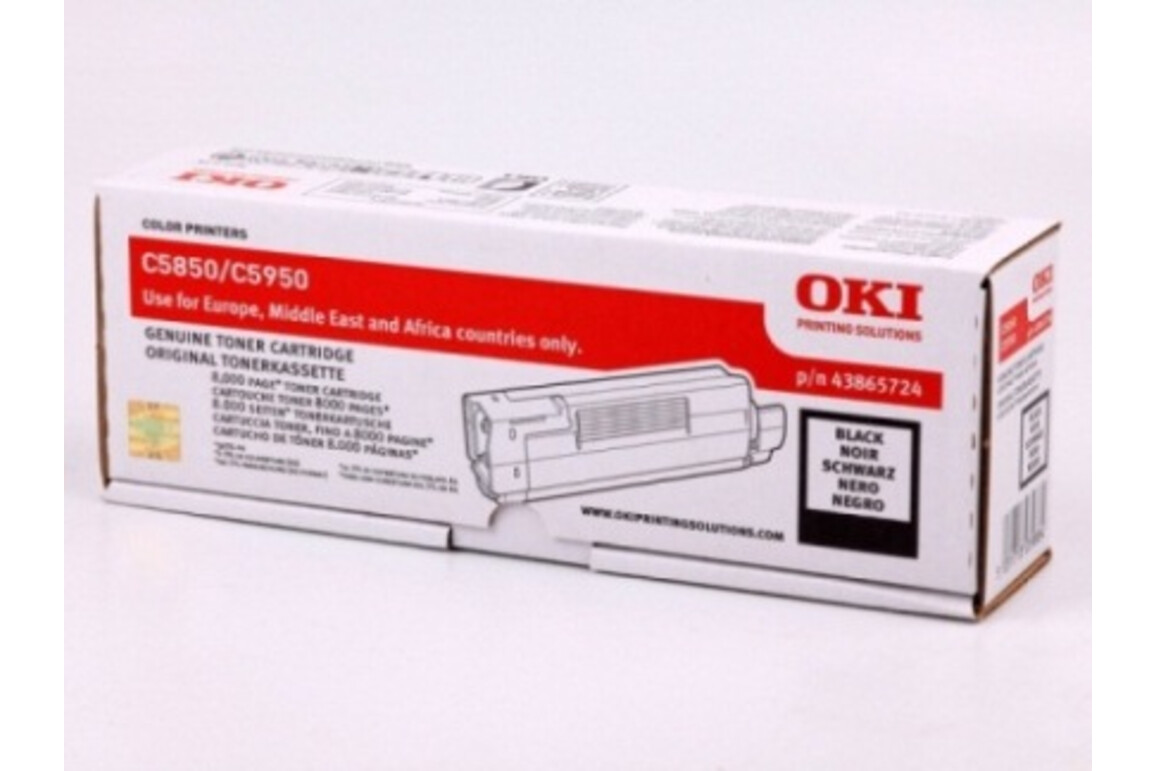 OKI Toner C5850/5950 black, Art.-Nr. 43865724 - Paterno Shop