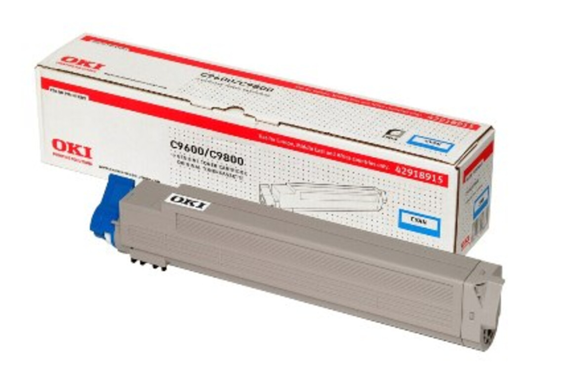 OKI Toner C9600/9800 cyan, Art.-Nr. 42918915 - Paterno Shop