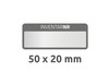 Inventar-Etiketten ZWF 50x20mm, schwarz, Art.-Nr. 6920ZWF - Paterno Shop