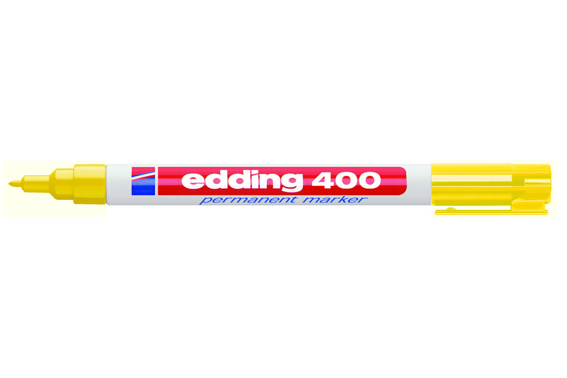 Marker Edding 400 permanent gelb, Art.-Nr. 400-GE - Paterno Shop