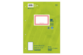 Ringbuchblock Ursus Green A4 100 Blatt, Art.-Nr. 044380 - Paterno Shop