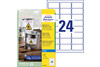 Etiketten ZWF  63,5 x 33,9 mm, Art.-Nr. J4773-10 - Paterno Shop