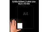 Adress-Etiketten ZWF Laser 63,5 x 7 2mm weiss, Art.-Nr. L7164-100 - Paterno Shop