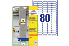 Etiketten ZWF 35,6x16,9mm, stark haftend, Art.-Nr. L7872-20 - Paterno Shop