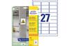 Etiketten ZWF 63,5x29,6mm, stark haftend, Art.-Nr. L7874-20 - Paterno Shop