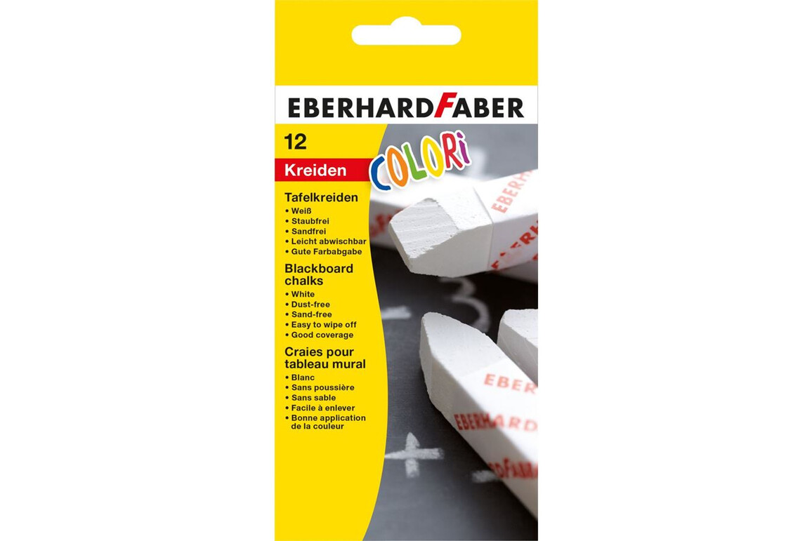 Tafelkreide Eberhard Colori weiß, Art.-Nr. 525000 - Paterno Shop