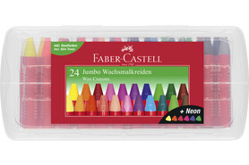 Wachskreiden Faber Castell Jumbo 24er Box, Art.-Nr. 120034 - Paterno Shop