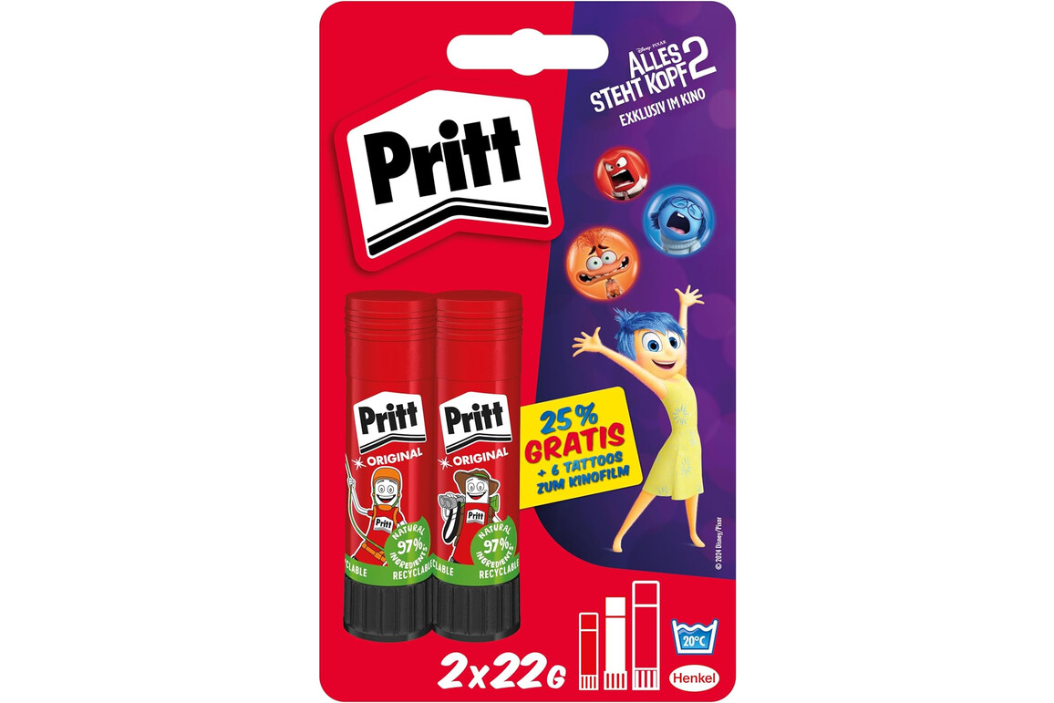 Klebestift Pritt BTS 2023 2x22g, Art.-Nr. 9H PBS6B 02 - Paterno Shop