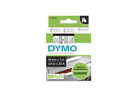 Beschriftungsband Dymo 19mmx7m, Art.-Nr. 00458 - Paterno Shop