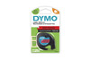 Beschriftungsband Dymo LetraTag sw auf rot, Art.-Nr. 9122-RT - Paterno Shop