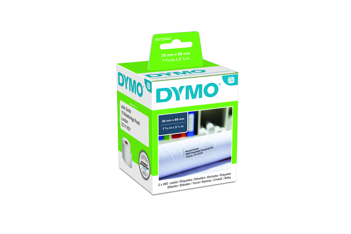 Adressetiketten Dymo 36x89 mm weiss, Art.-Nr. 099012 - Paterno Shop